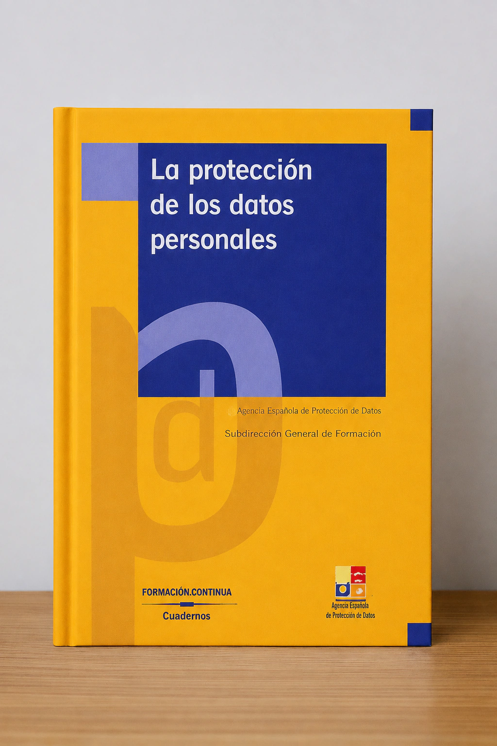Portada de «La protección de datos personales», bibliografía de AEDS