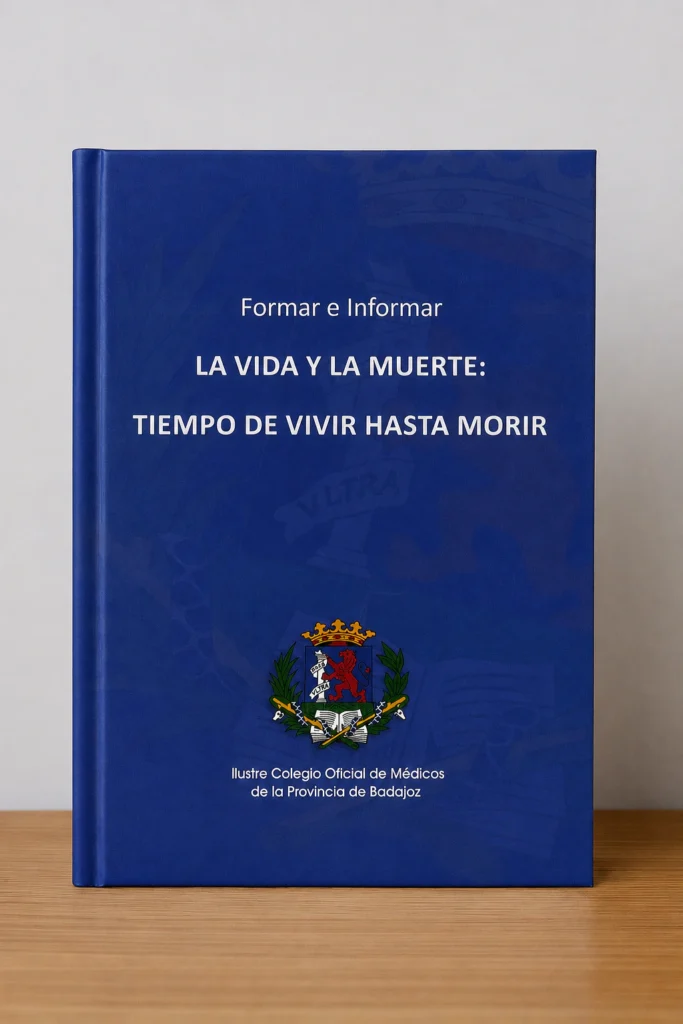 Portada de «La vida y la muerte tiempo de vivir hasta morir», bibliografía de AEDS