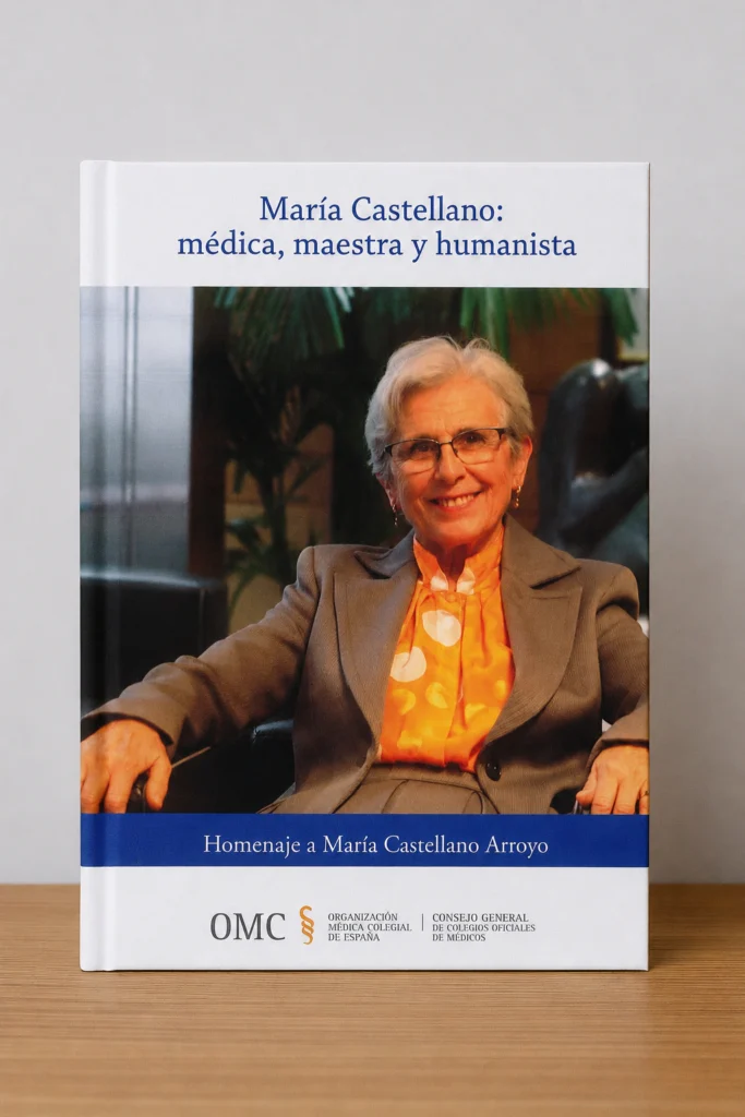 Portada de «María Castellano médico, maestra y humanista», bibliografía de AEDS