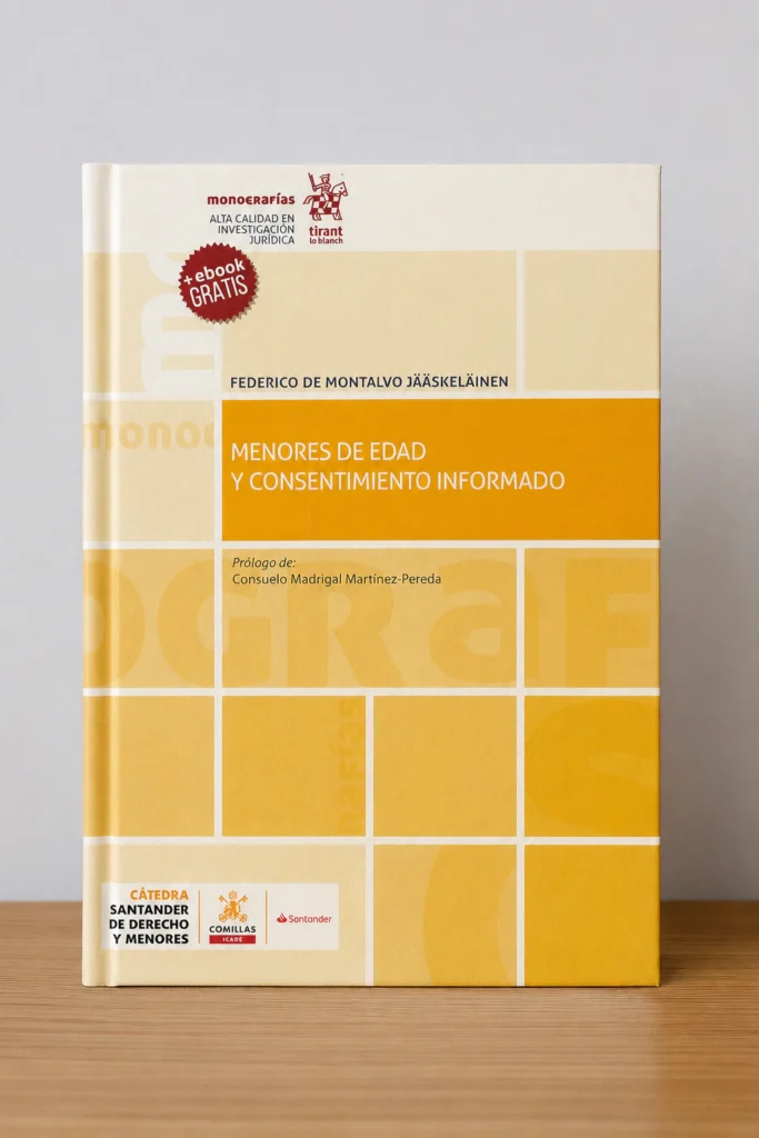 Portada de «Menores de edad y consentimiento informado», bibliografía de AEDS