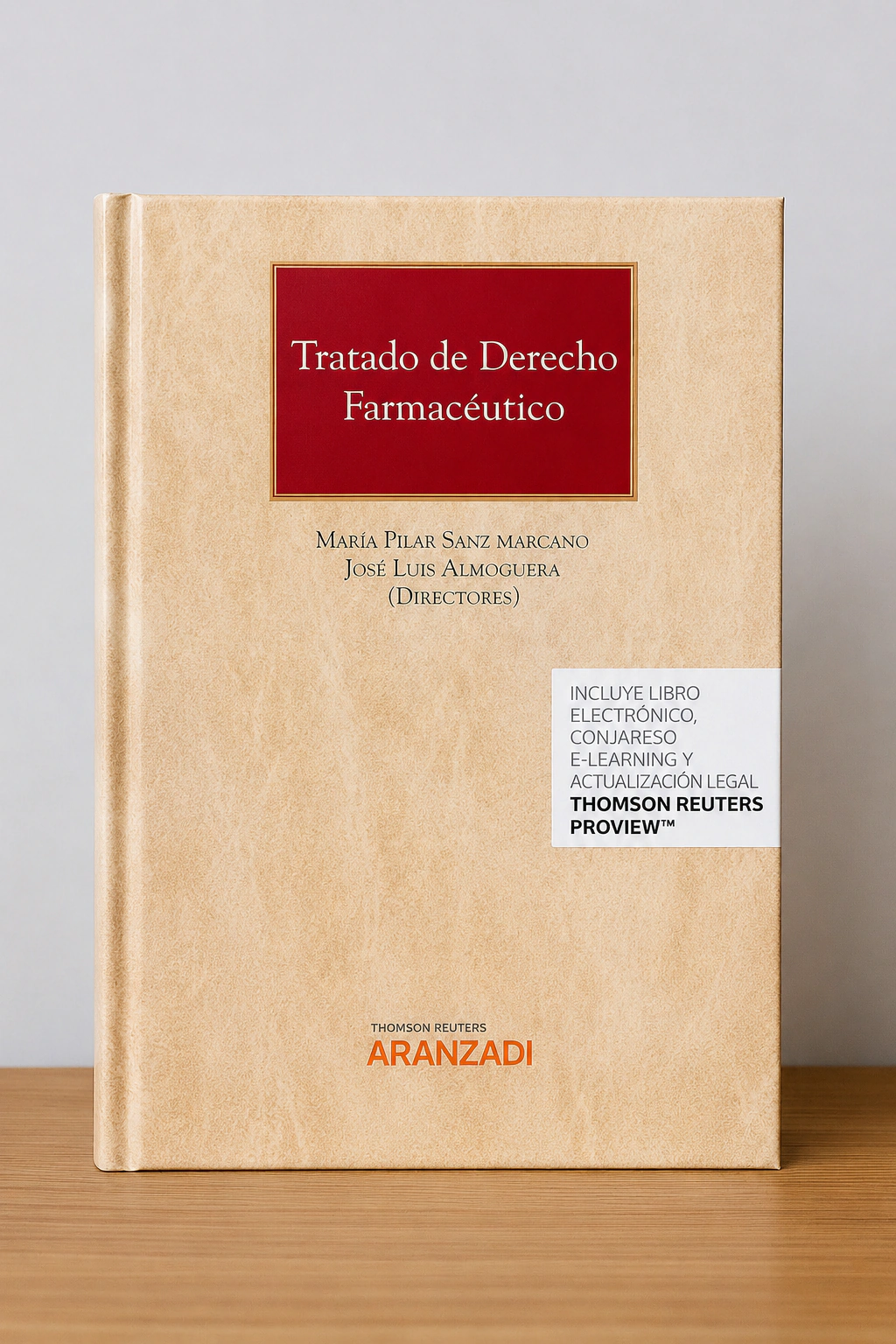 Portada de «Tratado de derecho farmacéutico», bibliografía de AEDS
