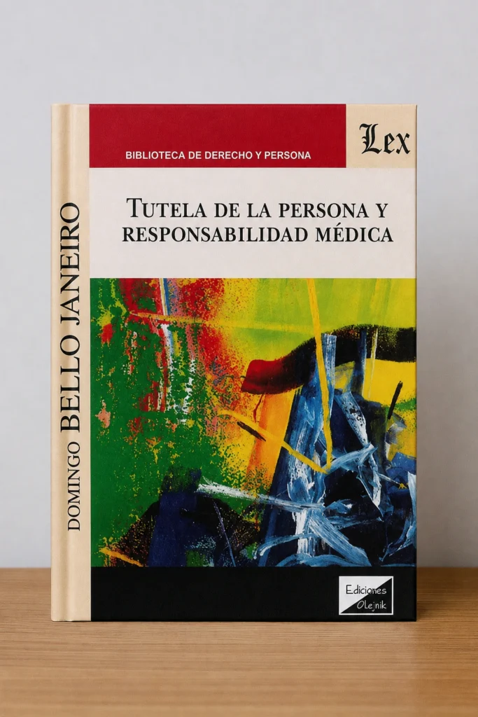 Portada de «Tutela de la persona y responsabilidad médica», bibliografía de AEDS