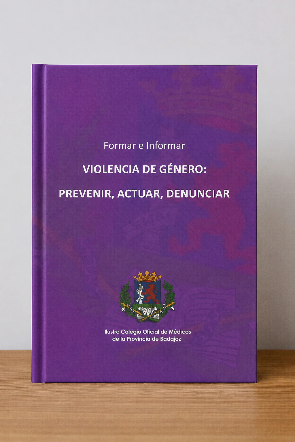 Portada de «Violencia de género prevenir, actuar, denunciar», bibliografía de AEDS